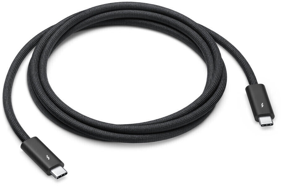 Apple Thunderbolt 4 Pro Kabel 1.8m, schwarz Apple Thunderbolt 4 Pro Kabel 1.8m, schwarz